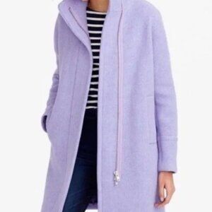J. Crew Lavender Stadium Coat